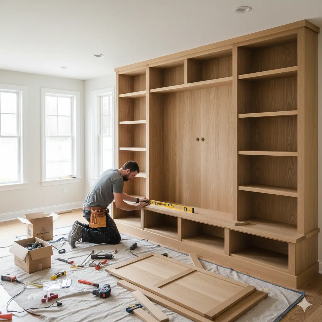 Kiintokalusteiden asennus Joensuu – Koivu & Kupari Puusepät